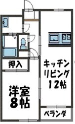 エブリークレハⅡの物件間取画像